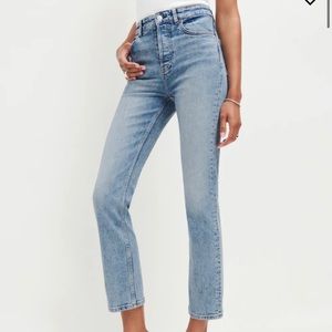 Reformation Cynthia High Rise Straight Jeans